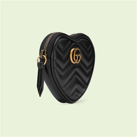 gucci heart shaped coin purse|gucci marmont small shoulder bag.